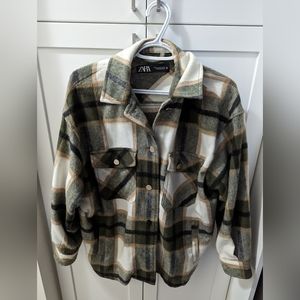 Zara Plaid Shacket